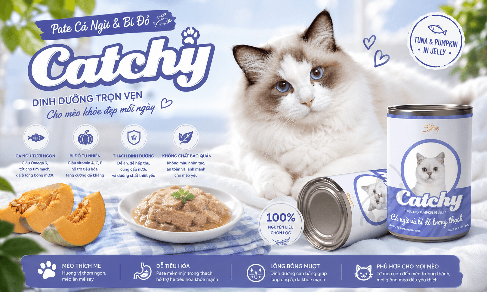Ưu đãi pate và snack cho thú cưng tại PET Store